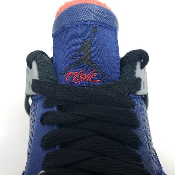 Nike Air Jordan 4 Retro BG Winterized Loyal Blue Boys Shoes Youth Size 4.5Y Kids - Picture 3 of 11